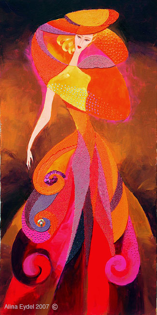 Magenta Ball I