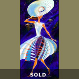 NAUTICAL BREEZE 
18"x36" acr/canv/glass bead mosaic SOLD